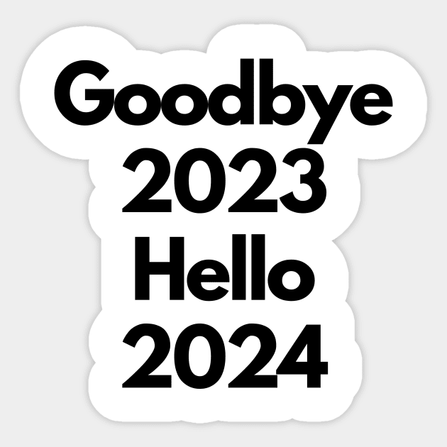 Goodby 2023 Hello 2024 Sticker by IJMI